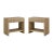 Beige Pair of Light Oak Modern Nightstands For Sale - Image 8 of 8