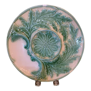 Antique French Artichoke Plate