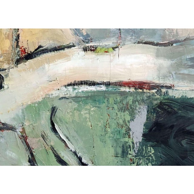 Les Lopins, Abstract Landscape, Contemporary, Framed by Sophie Dumont For Sale - Image 10 of 13