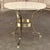 Mid Century Polished Brass Tripod Table With Lion Heads and Stone Top For Sale - Image 4 of 17