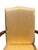 1990s Southwood Mahogany Lolling Chair / Martha Washington Armchair in Gold Strié For Sale In Washington DC - Image 6 of 11