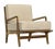 Noir NOIR Allister Chair, Teak and Rattan For Sale - Image 4 of 5