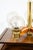 1960s Mid Century Modern Chandelier Light Lamp Brass Oak Wood 5 Light Ceiling Glass For Sale In Sacramento - Image 6 of 12
