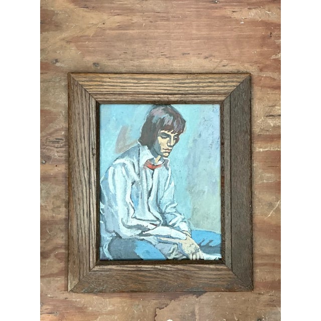 Vintage Portrait Painting of Man For Sale - Image 10 of 12