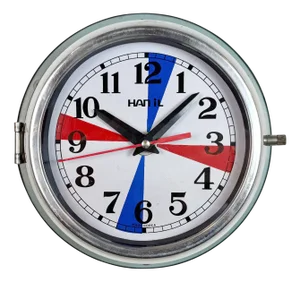 Vintage Blue Navy Wall Clock from Hanil, 1980s
