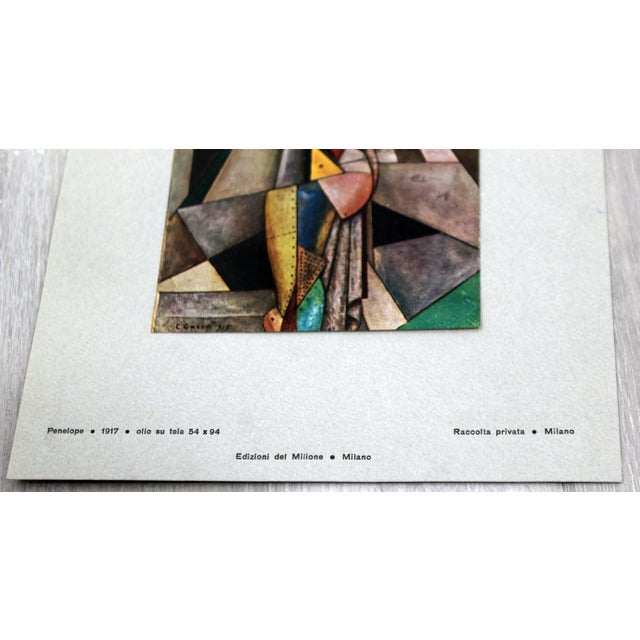 Early 20th Century Modern Carra Sei Tavole a Colori Paper Art Book Suite Lithos For Sale - Image 4 of 5