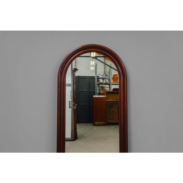 Wood Antique Biedermeier Mirror, 1800s For Sale - Image 7 of 16