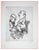 Mino Maccari, Figures, Original Etching, Mid-20th Century For Sale