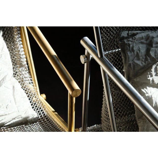 VC01 Brass Armchair by Chanel Kapitanj For Sale - Image 4 of 8
