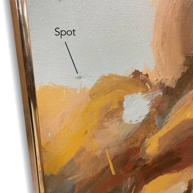 Harris Strong Studios Light Blue and Brown Grove Painting by Brent For Sale - Image 12 of 12