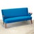 Blue 1950s Danish Teak "U3 (CFB-52)" Loveseat Attributed to Findahls Møbelfabrik, Designed by Chresten Findahl Brodersen For Sale - Image 8 of 11