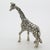Vintage Italian Silver Giraffe Animal Figurine, 1960s For Sale - Image 3 of 11