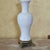 Vintage Paul Hanson White Porcelain Table Lamp on Brass Pagoda Base, Usa For Sale In Washington DC - Image 6 of 18