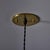 1950s Carl Thore Perforated Brassed Metal Pendant For Sale - Image 14 of 14