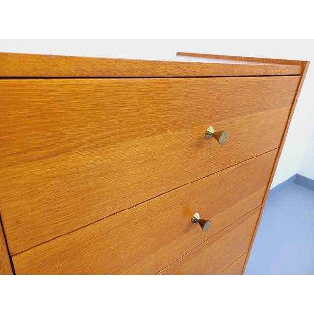 Vintage Oak Chest of Drawers, 1960s For Sale - Image 9 of 18