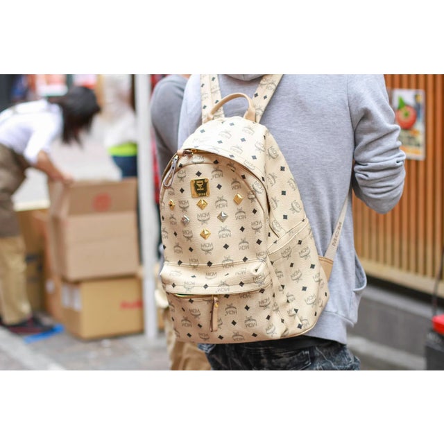 "Tokyo MCM Backpack" Contemporary Japan Fashion Street Photograph by Jerri Howell For Sale