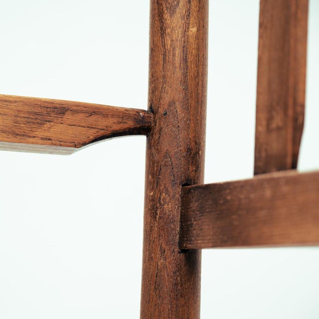 Art Deco Amsterdam School Side Armchair with Straw Seat, the Netherlands, 1930s For Sale - Image 15 of 18