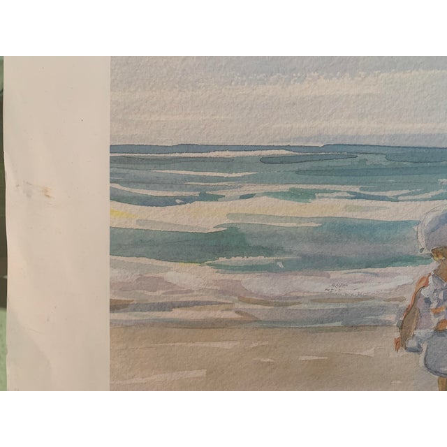1980s Michelle Kennedy "First Day at the Beach" Signed Numbered Print For Sale In Los Angeles - Image 6 of 10