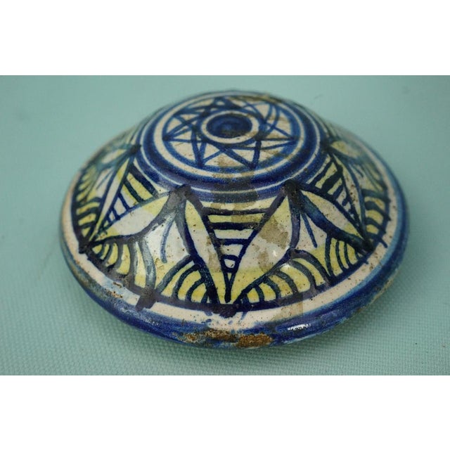 Majolica Ceramic Pharmacy Jar by the Mastro Giorgio Workshop of Gubbio, 1940s For Sale - Image 14 of 18