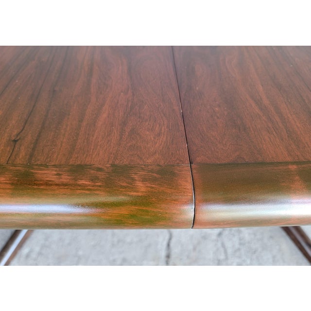 1960s Rosewood Danish Modern Expanding Dining Table Niels Moller Attributed For Sale - Image 5 of 18