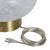 2020s White Glass Glow Table Lamp For Sale - Image 5 of 6