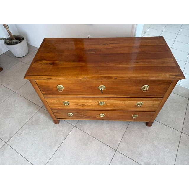 Biedermeier Chest of Drawers in Cherrywood For Sale - Image 6 of 18