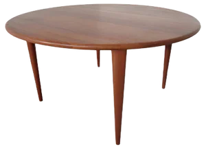 Danish Solid Teak Coffee Table from A/S Mikael Laursen, 1960s