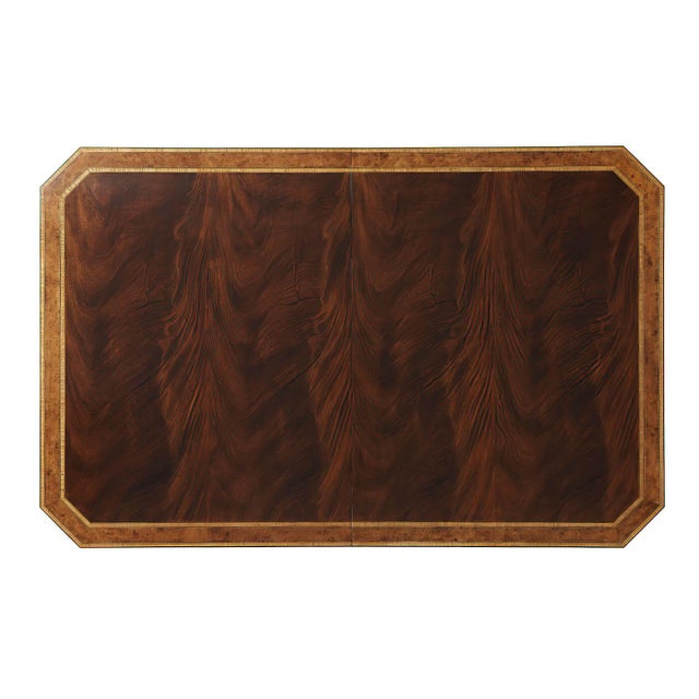 Regency Style Extension Dining Table For Sale In Greensboro - Image 6 of 8