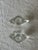 Glass Vintage Cut Crystal Perfume Bottles – Geometric Stoppers (Set of 2) For Sale - Image 7 of 9