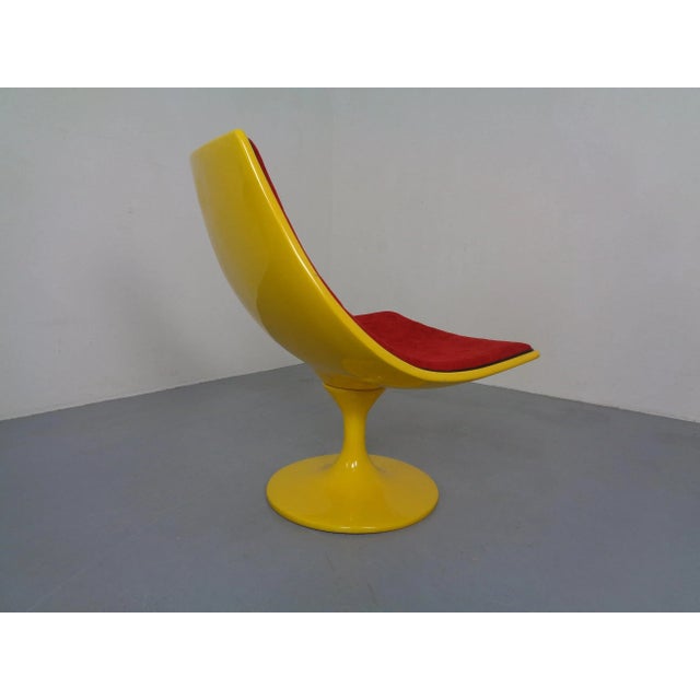 Italian Fiberglass Swivel Chair, 1960s For Sale - Image 9 of 18