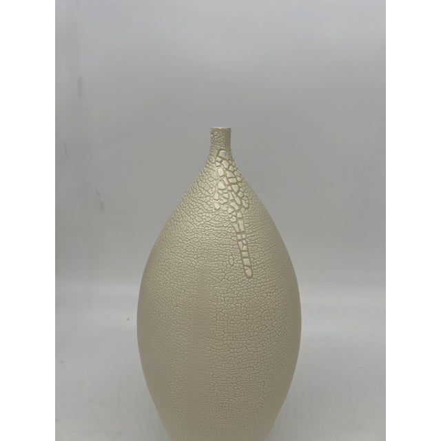 This vase is done by an unidentified artisan, likely late 20th century. Purchased from the estate of an accomplished...