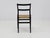 Black Lacquered Chair with Woven Rope Seat by Gio Ponti for Cassina, Italy, 1950s For Sale - Image 6 of 15