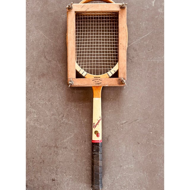 1960s Mid-Century Wooden Tennis Racquets - Set of 2 For Sale - Image 14 of 18