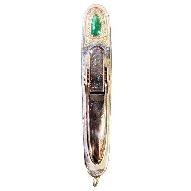 1960s MCM Novelty "Cruiser" Black & Red Cruise Ship Enameled Lighter by Sarome Japan For Sale In Los Angeles - Image 6 of 8