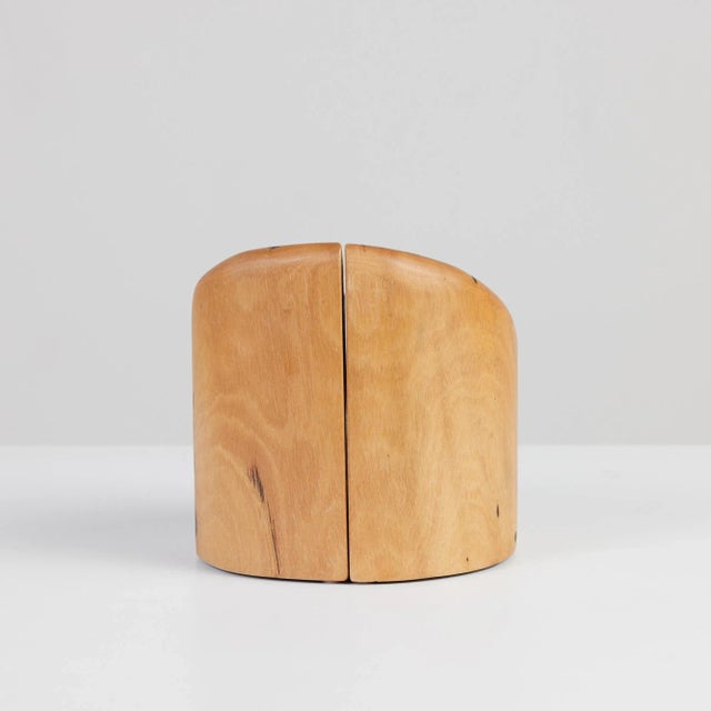 Wood Don Shoemaker for Señal Bookends in Solid Cocobolo For Sale - Image 7 of 10