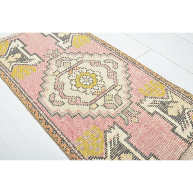 Mid 20th Century Geometric Turkish Carpet For Sale - Image 4 of 5