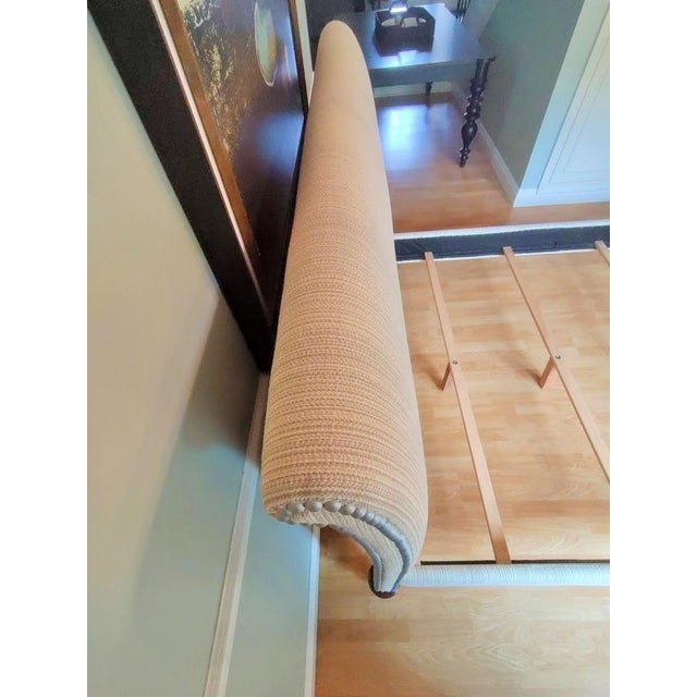 2020s Upholstered Queen Sleigh Bed For Sale - Image 5 of 18