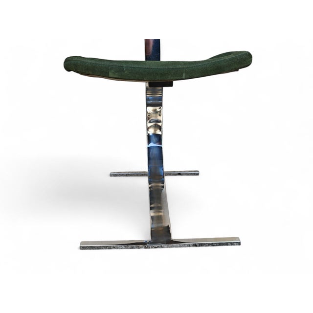 Black Mid-Century Modern Dining Set with Table and Chairs, 1970s, Set of 7 For Sale - Image 8 of 14