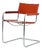 Mid-Century Bauhaus Leather B34 Armchairs by Mart Stam & Marcel Breuer for Fasem, Italy, 1985 For Sale