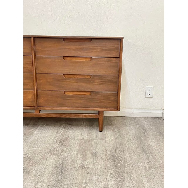 Brown Mid Century Modern Drexel Dresser For Sale - Image 8 of 10