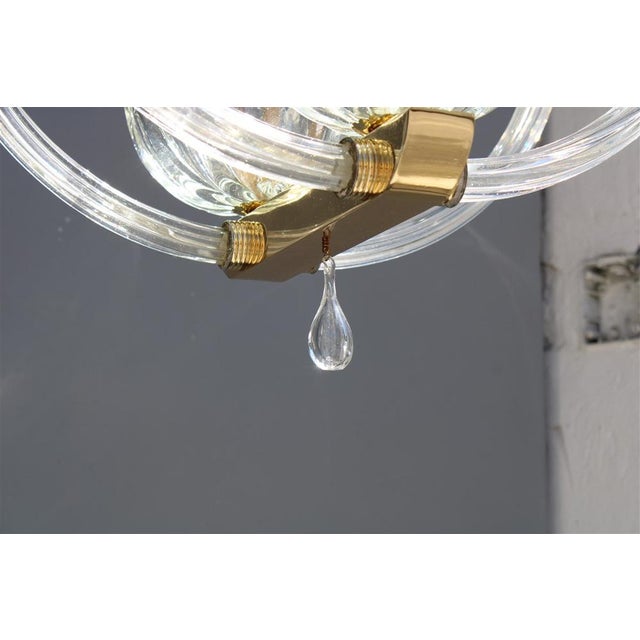 Pendant in Murano Glass and Brass from Barovier, 1950s For Sale - Image 16 of 18