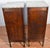 1900 Pair Antique French Louis XVI Walnut & Satinwood Marble Top Lingerie Stands For Sale - Image 10 of 12