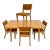 Edward Wormley for Drexel Precedent Dining Table and Four Chairs For Sale