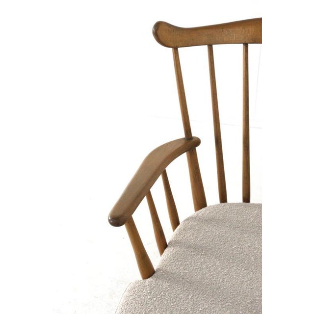 Beige Rocking Chair by Børge Mogensen for FDB Møbler, 1960s For Sale - Image 8 of 16
