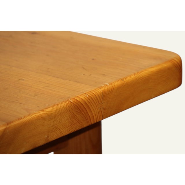 Modernist Pine Table by René Martin, 1960s For Sale - Image 9 of 18