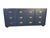 Wood 1960s Drexel Campaign Dresser Refinished in Navy For Sale - Image 7 of 12