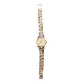 Vintage Womens Watch Constellation in White Gold 18KA from Omega For Sale