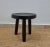 Ebony Wooden Handcrafted Mid Century Small Solid Wood Milking Stool For Sale - Image 8 of 10