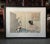 Japanese Antique Japanese Framed Woodblock Print Depicting a Man and Woman Discussing For Sale - Image 3 of 8