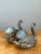 Vintage Ornamental Silver Swan Sculptures - Pair For Sale - Image 4 of 12